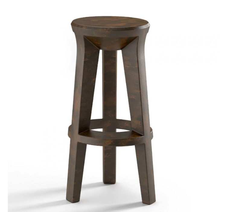 Барний табурет Frozen Stool 6313 N4 Golden Rust (6313N4)1